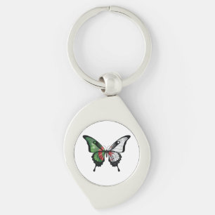 Chaveiro Borboleta Rabo de Andorinha Bandeira da Argélia Ad