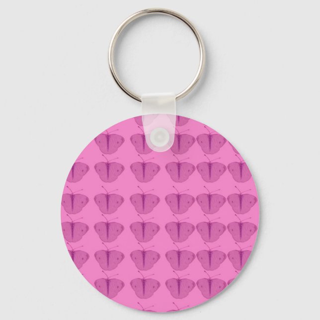 Chaveiro Borboleta rosa (Frente)