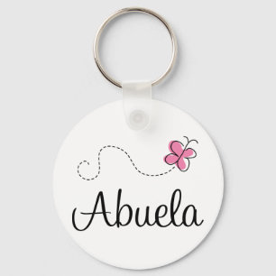 Chaveiro Borboleta rosa Abuela Gift Tee
