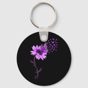 Chaveiro Borboleta Roxo Fita Roxo Awarene Sobredosagem de G