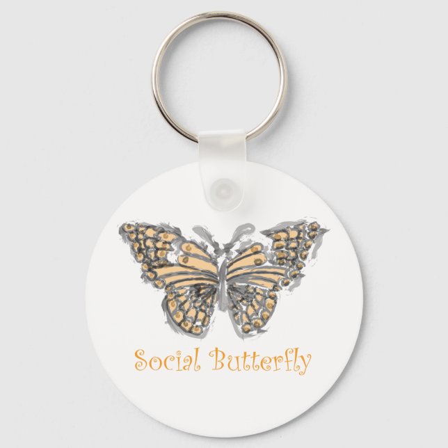Chaveiro Borboleta Social (Frente)