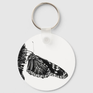 Chaveiro borboleta tímida preta