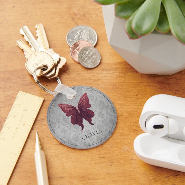 Chaveiro Borboleta vermelha (Mesa)