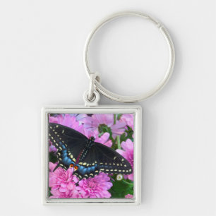 Chaveiro Borboleta Xadrez de Baltimore