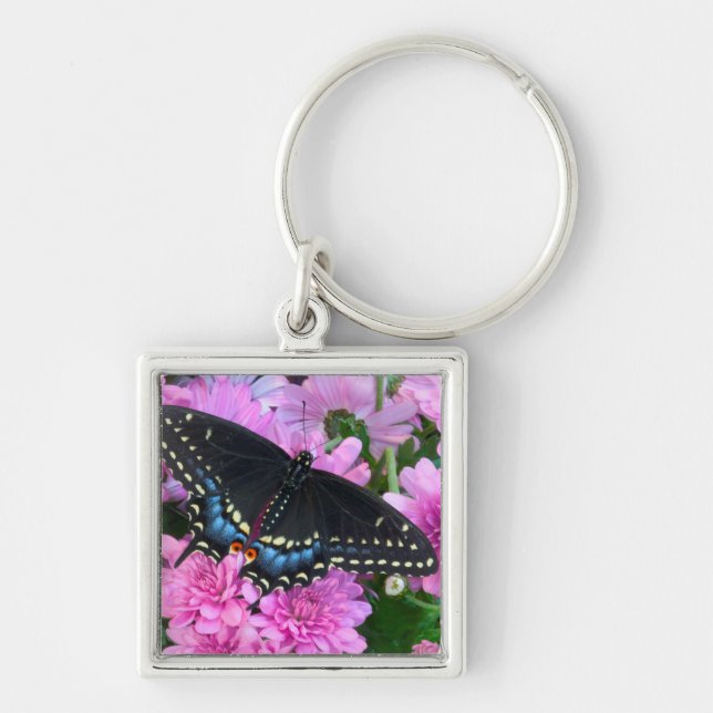 Chaveiro Borboleta Xadrez de Baltimore (Frente)