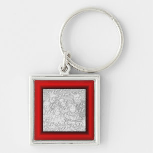 Chaveiro Borda Vermelha