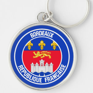Chaveiro Bordeaux Round Emblem
