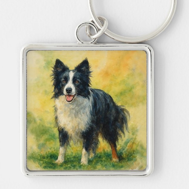 Chaveiro Border Collie (Frente)