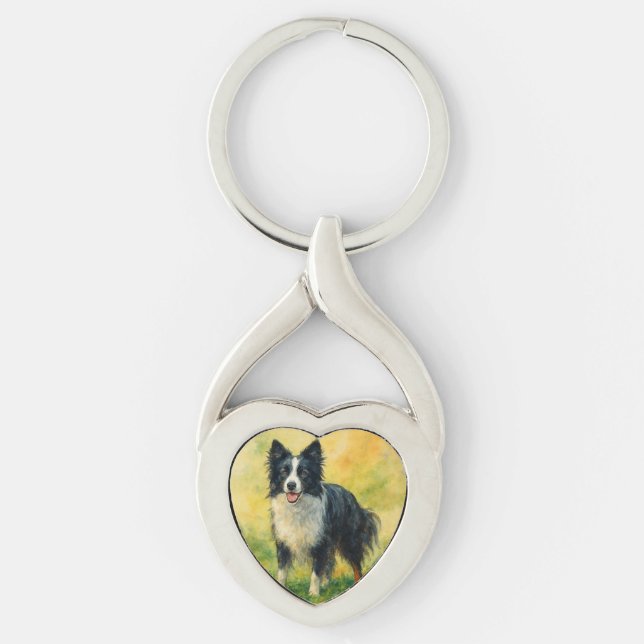 Chaveiro Border Collie (Frente)