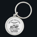 Chaveiro born in 1961 vintage birthday mens gift<br><div class="desc">You can add some originality to your wardrobe collection with this vintage classic truck graphic design with awesome typography font lettering, is a great gift idea for men, women, husbands, wife girlfriend, and a boyfriend who will love this one-of-a-kind artwork. The best amazing and funny holiday present for your happy...</div>