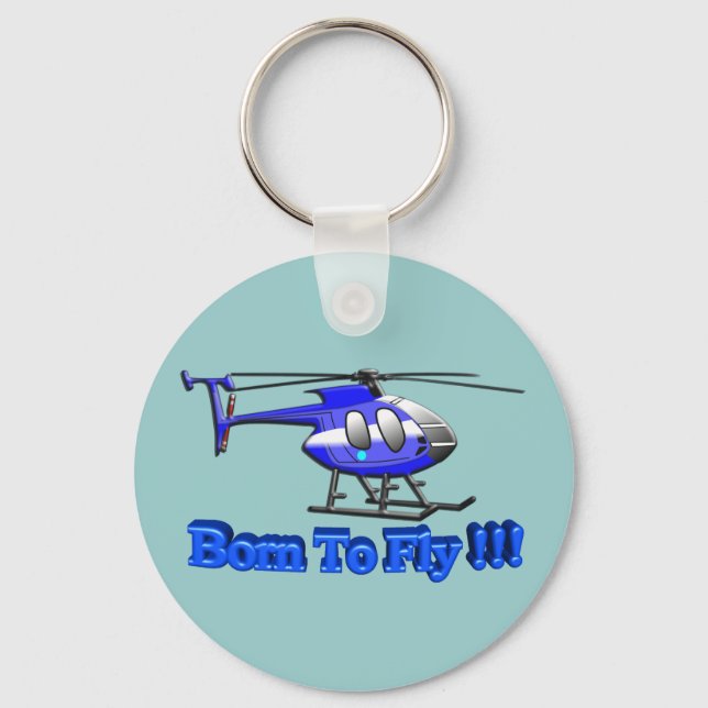 Chaveiro Born To Fly !!! Helicopter (Frente)