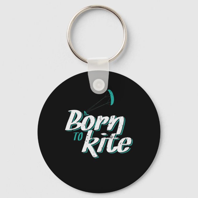 Chaveiro Born to Kite (Frente)