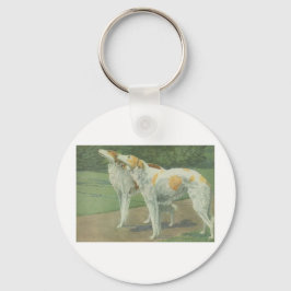 Chaveiro Borzoi (Wolfhound russo)