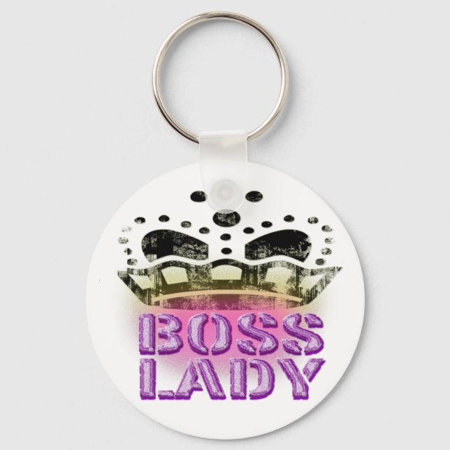 Chaveiro Boss Lady Queen - Grande Coroa (Frente)