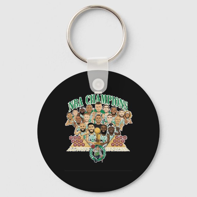 Chaveiro Boston Celtics Banner 18 (equipe exclusiva) relaxa (Frente)