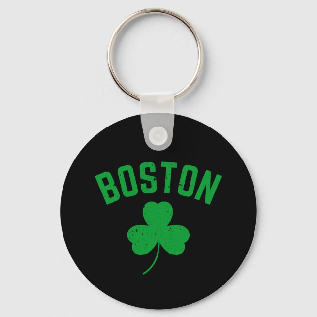Chaveiro Boston Green Lucky Shamrock (Frente)