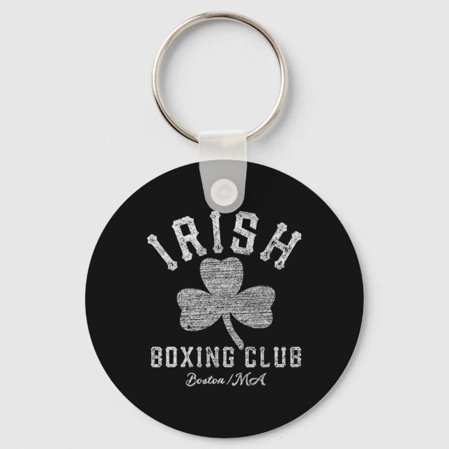 Chaveiro Boston Shamrock, Clube de Boxing Irlandês, aflige  (Frente)
