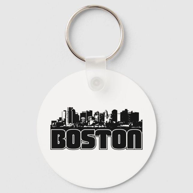 Chaveiro Boston Skyline (Frente)