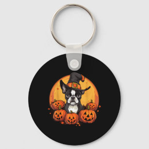 Chaveiro Boston Terrier Bostie Raça de Cachorro Pet Hallowe