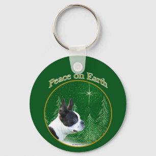 Chaveiro Boston Terrier Peace