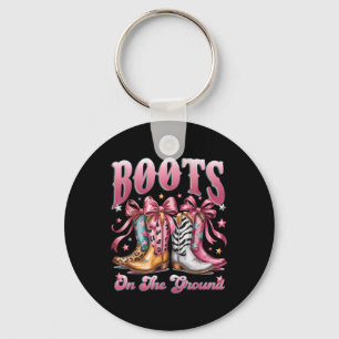Chaveiro Bota Cowboy Ocidental Cowgirl Rosa Botas Leopardo
