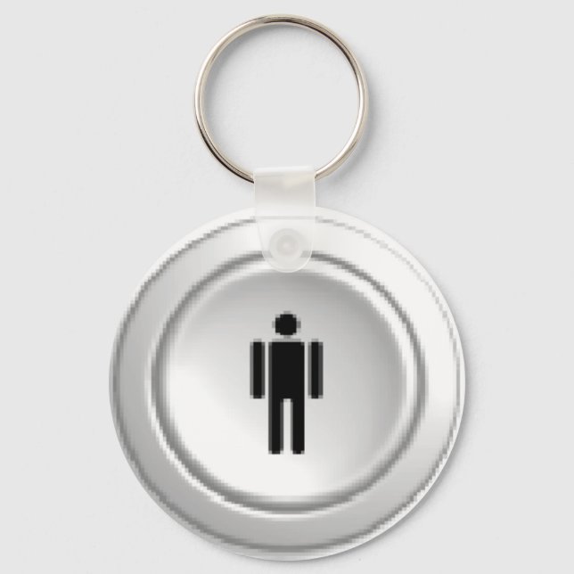 Chaveiro botão arcade player 1 (Frente)