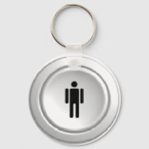 Chaveiro botão do jogador 1 da arcada