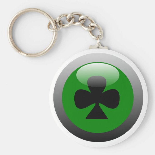 Chaveiro Botão Poker - Clube (Frente)