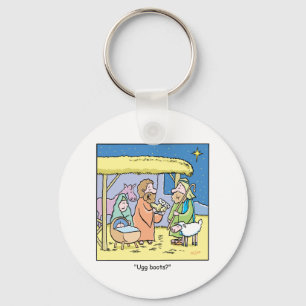 Chaveiro Botas de Ugg dos desenhos animados do Natal