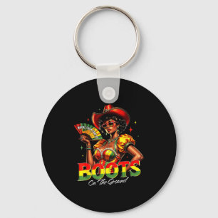 Chaveiro Botas no Chão Mulher Afro Negra Africana Negra