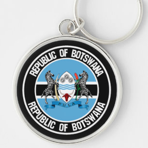 Chaveiro Botsuana Round Emblem