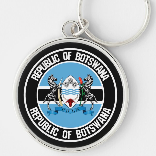 Chaveiro Botsuana Round Emblem (Frente)