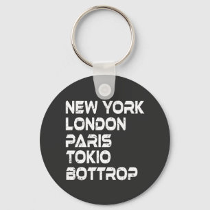 Chaveiro Bottrop Nova York Londres Tokio Anhänger Paris