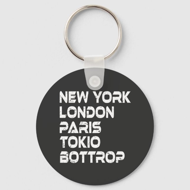 Chaveiro Bottrop Nova York Londres Tokio Anhänger Paris (Frente)