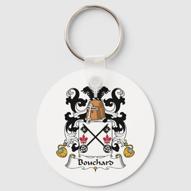 Chaveiro Bouchard Family Crest (Frente)