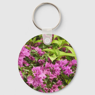 Chaveiro Bougainvillea púrpura tropical Floral