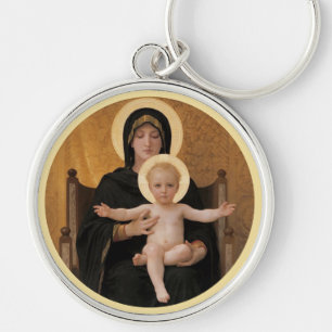 Chaveiro Bougereau Mary e Jesus
