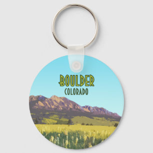 Chaveiro Boulder Colorado Flatirons Mounters Vintage