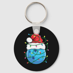 Chaveiro Bowling Byll Com Chapéu De Papai Noel Homens Menin