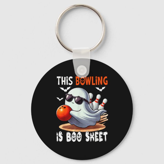Chaveiro Bowling Is Boo Sheet Halloween Costume Player Team (Frente)