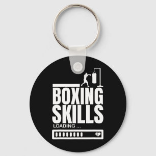 Chaveiro Boxando habilidades Carregando Boxer Engraçado