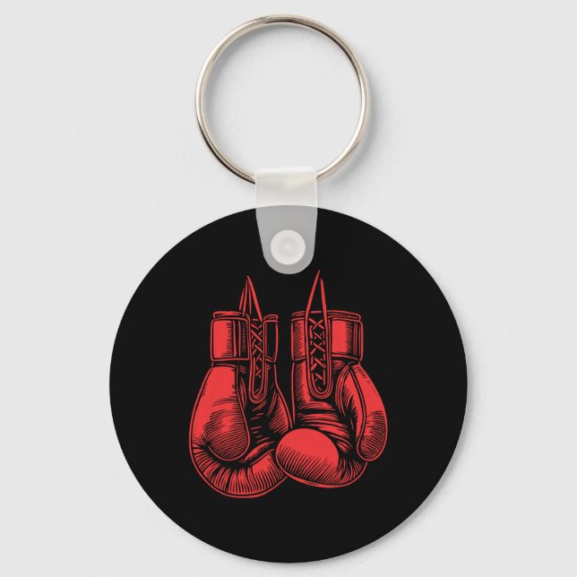 Chaveiro Boxas Luvas Esporte Boxer Kickboxer Combate (Frente)