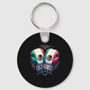 Chaveiro Boxas luvas México Boxing Vintage Bandeira mexican