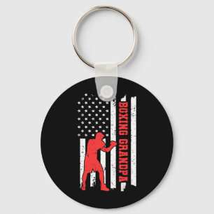 Chaveiro Boxe Bandeira da América Boxe Artes Marciais Boxe