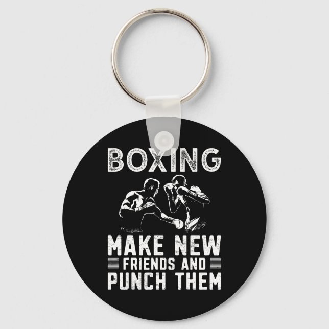 Chaveiro Boxe Boxeador 1  (Frente)