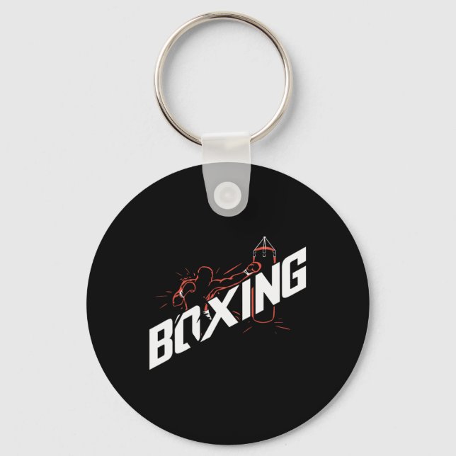 Chaveiro Boxe Boxeador Byg Boxe Kickboxing Amante do Boxe (Frente)