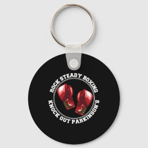 Chaveiro Boxe Rock Steady Derrube Lutador contra Parkinson