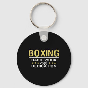 Chaveiro Boxe Trabalho Duro E Dedicação - Kickboxing Academ