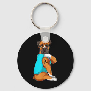 Chaveiro Boxer Cachorro Adoro Mãe Tatuagem Roupa Cachorro M