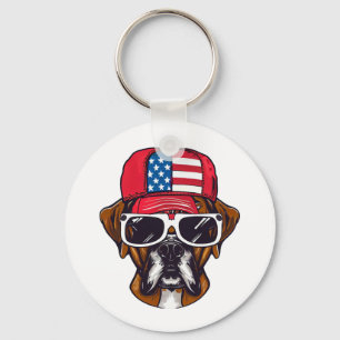 Chaveiro Boxer Dog USA